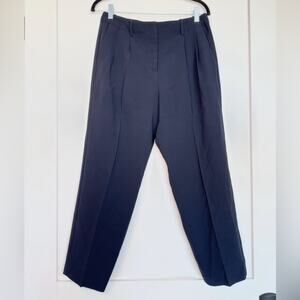 Theory Navy Trousers Straconi Admiral Crepe 26” Size 8
